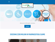 Tablet Screenshot of biologisticsolutions.com